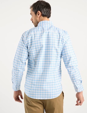 Camisa casual Dioro de algodón manga larga para hombre