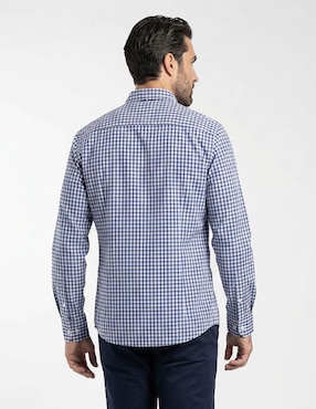 Camisa casual Dioro de algodón manga larga para hombre