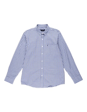 Camisa casual Dioro de algodón manga larga para hombre