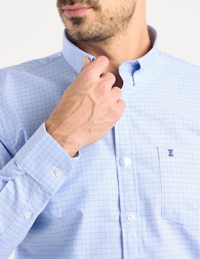 Camisa casual Dioro de algodón manga larga para hombre