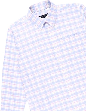Camisa casual Dioro de algodón manga larga para hombre