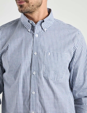 Camisa casual Dioro de algodón manga larga para hombre