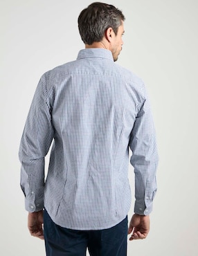 Camisa casual Dioro de algodón manga larga para hombre