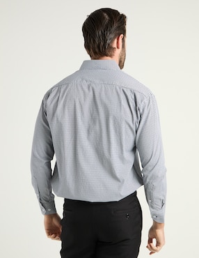 Camisa casual Cavalatty de algodón manga larga para hombre