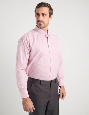 Camisa casual Cavalatti manga larga para hombre