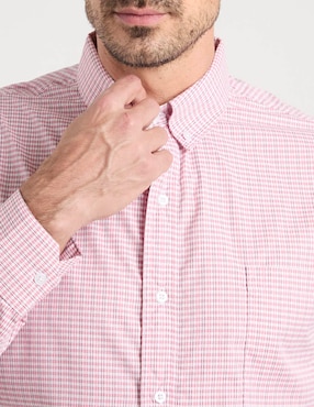 Camisa casual Cavalatti manga larga para hombre