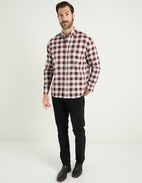 Camisa casual Cavalatti manga larga para hombre