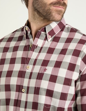 Camisa casual Cavalatti manga larga para hombre