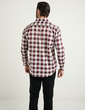 Camisa casual Cavalatti manga larga para hombre