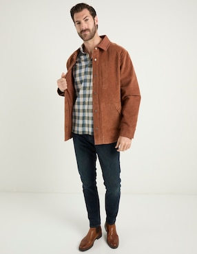 Camisa casual Cavalatti manga larga para hombre