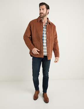 Camisa casual Cavalatti manga larga para hombre
