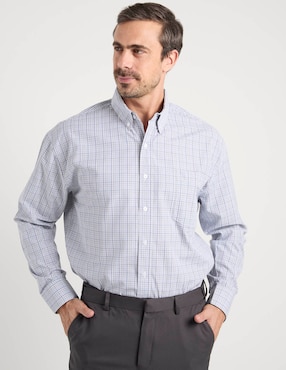 Camisa casual Cavalatti manga larga para hombre
