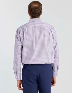 Camisa casual Cavalatti manga larga para hombre