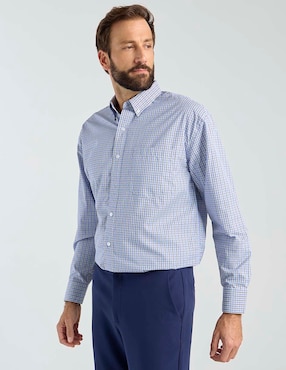 Camisa casual Cavalatti manga larga para hombre