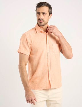 Camisa casual Polosur manga corta para hombre