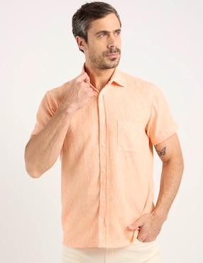 Camisa casual Polosur manga corta para hombre