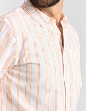 Camisa casual Dockers de algodón manga corta para hombre