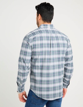 Camisa casual Dockers de algodón manga larga para hombre