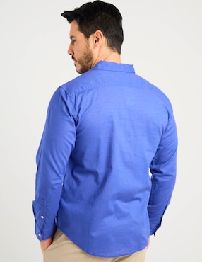 Camisa casual Dockers de algodón manga larga para hombre