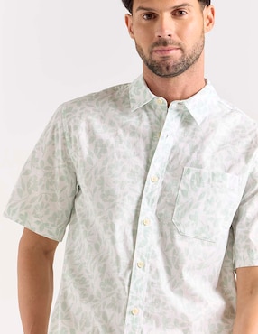 Camisa casual Dockers de algodón manga corta para hombre