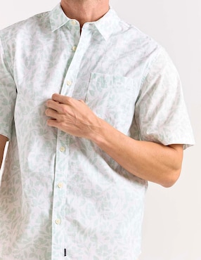 Camisa casual Dockers de algodón manga corta para hombre