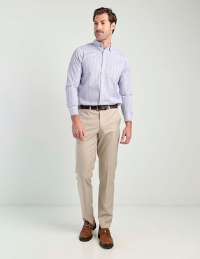 Camisa casual Regent Street manga larga para hombre