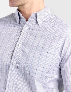 Camisa casual Regent Street manga larga para hombre