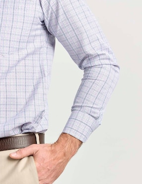 Camisa casual Regent Street manga larga para hombre