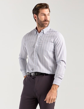 Camisa casual Regent Street manga larga para hombre