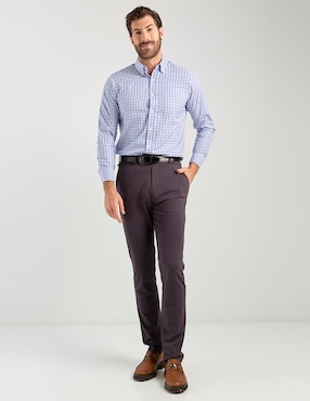 Camisa casual Regent Street manga larga para hombre