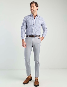 Camisa casual Regent Street manga larga para hombre