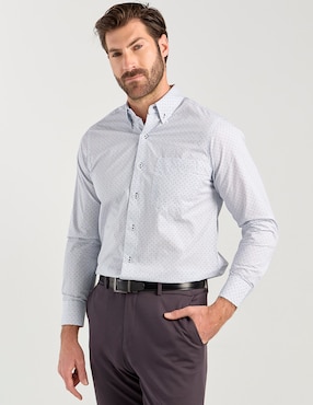 Camisa bussiness casual Regent Street de algodón manga larga para hombre