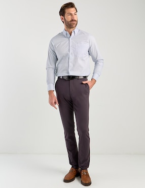 Camisa bussiness casual Regent Street de algodón manga larga para hombre