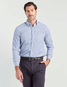 Camisa casual Regent Street manga larga para hombre