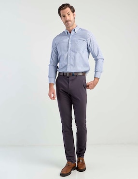 Camisa casual Regent Street manga larga para hombre