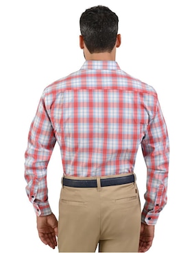 Camisa casual Michel Blanc manga larga para hombre