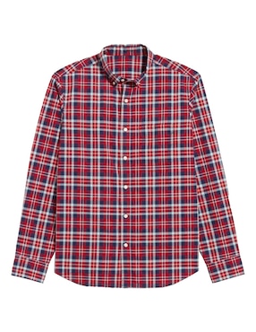 Camisa casual Old Navy de algodón manga larga para hombre