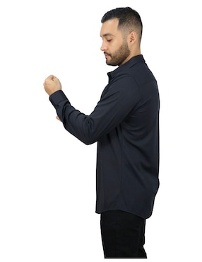 Camisa casual Platini manga larga para hombre