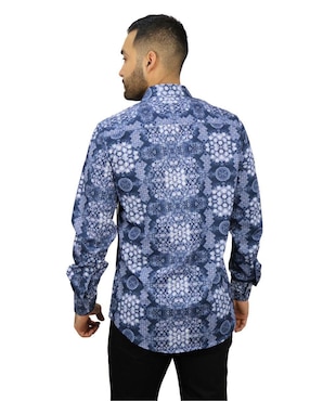 Camisa casual Platini manga larga para hombre