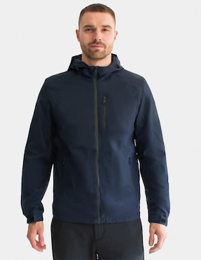 Chamarra casual Generra impermeable con bolsillos para hombre