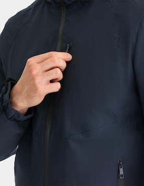 Chamarra casual Generra impermeable con bolsillos para hombre