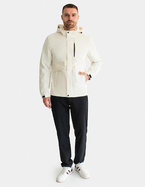 Chamarra casual Generra impermeable con bolsillos para hombre