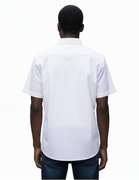 Camisa casual Michel Blanc manga corta para hombre