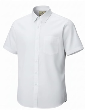 Camisa casual Michel Blanc manga corta para hombre