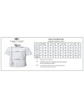 Camisa casual Michel Blanc manga corta para hombre