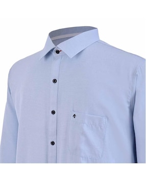 Camisa casual Michel Blanc manga larga para hombre