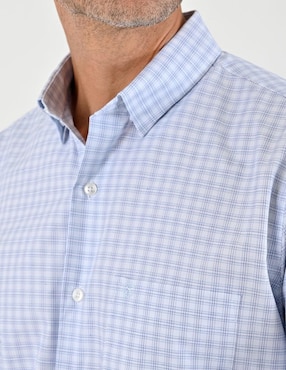 Camisa casual Sansabelt manga larga para hombre