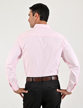 Camisa casual Sansabelt manga larga para hombre