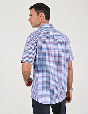 Camisa casual Sansabelt manga corta para hombre