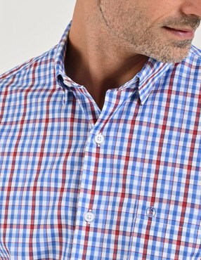 Camisa casual Sansabelt manga corta para hombre